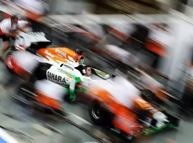 Boxenstopp-Übungen von Force India Titel-Bild zur News: Boxenstopp-Übungen von Force India