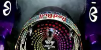 Helm von Sebastian Vettel