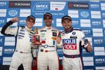 Mehdi Bennani (Proteam-BMW), James Nash (Bamboo-Chevrolet) und Charles Ng (Engstler-BMW)