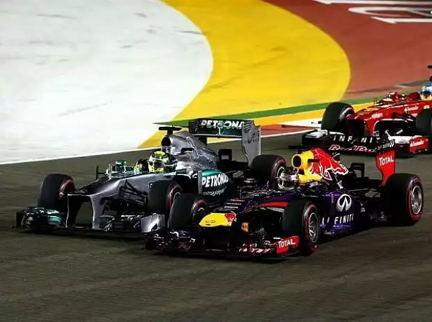 Sebastian Vettel, Nico Rosberg Titel-Bild zur News: Sebastian Vettel, Nico Rosberg