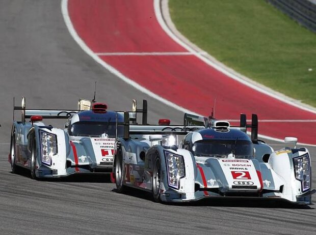 Tom Kristensen, Loic Duval, Allan McNish, Marcel Fässler, Benoit Treluyer