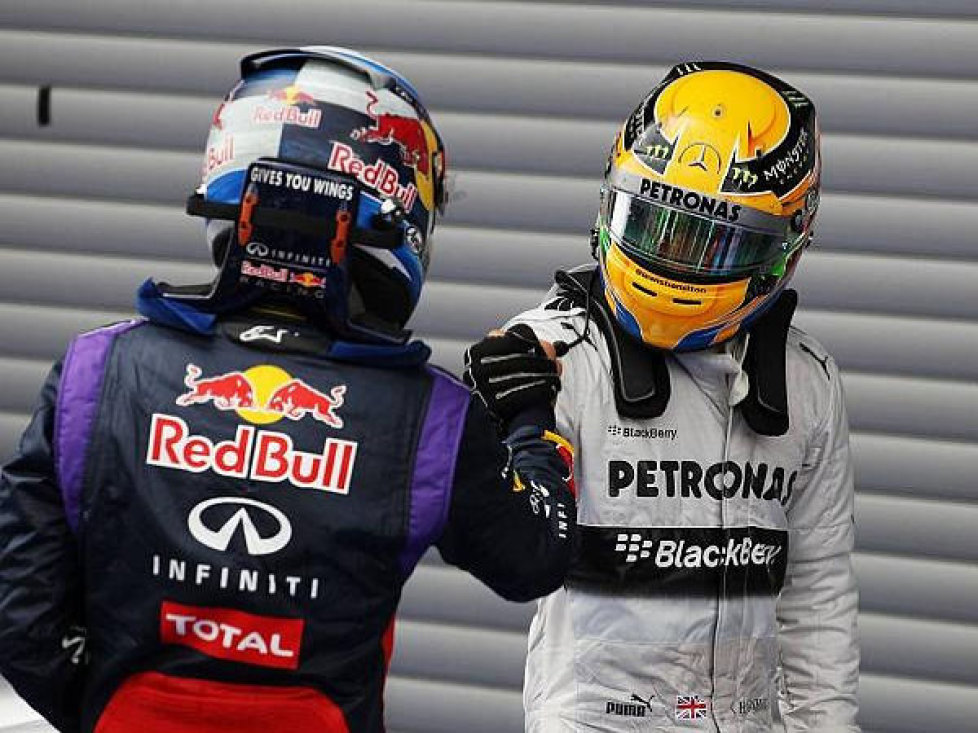 Sebastian Vettel, Lewis Hamilton
