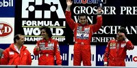 Ron Dennis, Alain Prost, Ayrton Senna, Gerhard Berger