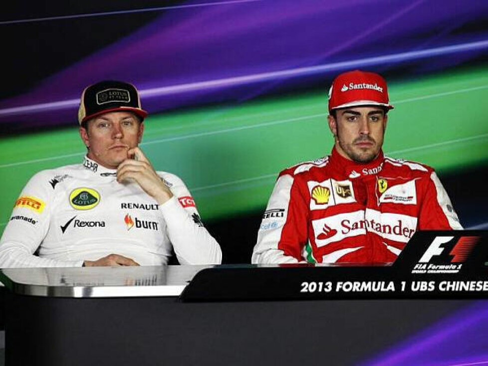 Fernando Alonso, Lewis Hamilton, Kimi Räikkönen