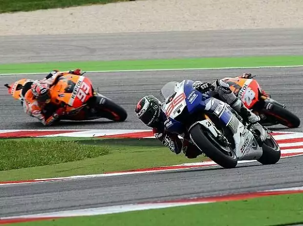 Daniel Pedrosa, Marc Marquez, Jorge Lorenzo Titel-Bild zur News: Daniel Pedrosa, Marc Marquez, Jorge Lorenzo