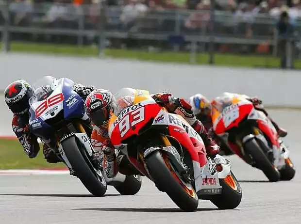 Daniel Pedrosa, Marc Marquez, Jorge Lorenzo Titel-Bild zur News: Daniel Pedrosa, Marc Marquez, Jorge Lorenzo