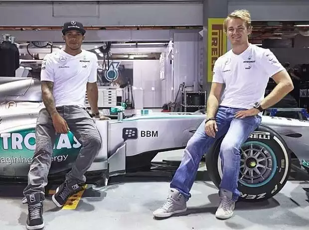 Lewis Hamilton, Nico Rosberg Titel-Bild zur News: Lewis Hamilton, Nico Rosberg