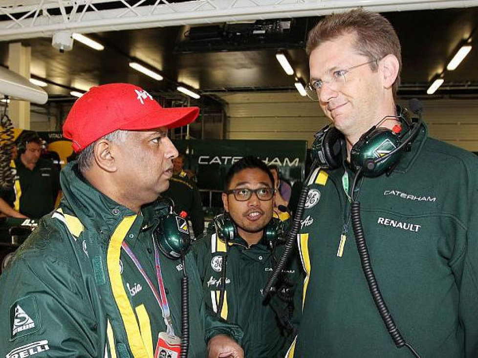 Tony Fernandes, Riad Asmat und John Iley