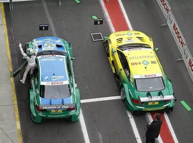 Jamie Green, Augusto Farfus, Mike Rockenfeller Titel-Bild zur News: Jamie Green, Augusto Farfus, Mike Rockenfeller