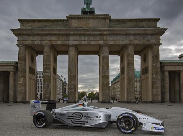 Formel E vor dem Brandenburger Tor