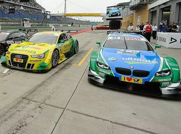 Gary Paffett, Bruno Spengler, Mike Rockenfeller, Augusto Farfus Titel-Bild zur News: Gary Paffett, Bruno Spengler, Mike Rockenfeller, Augusto Farfus