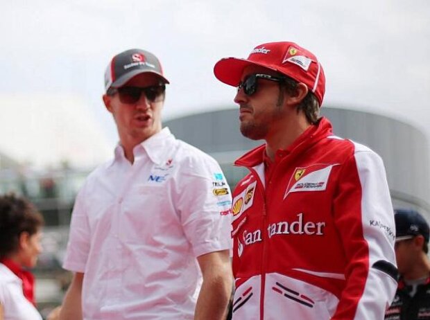 Titel-Bild zur News: Nico Hülkenberg, Fernando Alonso
