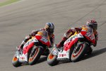 Marc Marquez vor Daniel Pedrosa (Honda) 