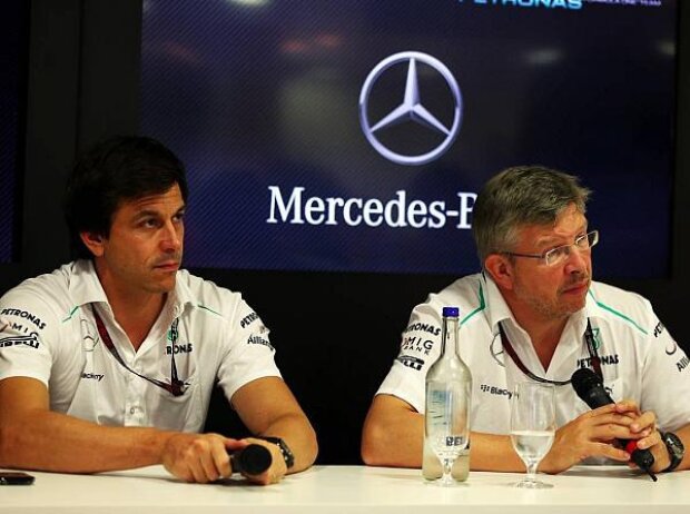 Toto Wolff, Ross Brawn