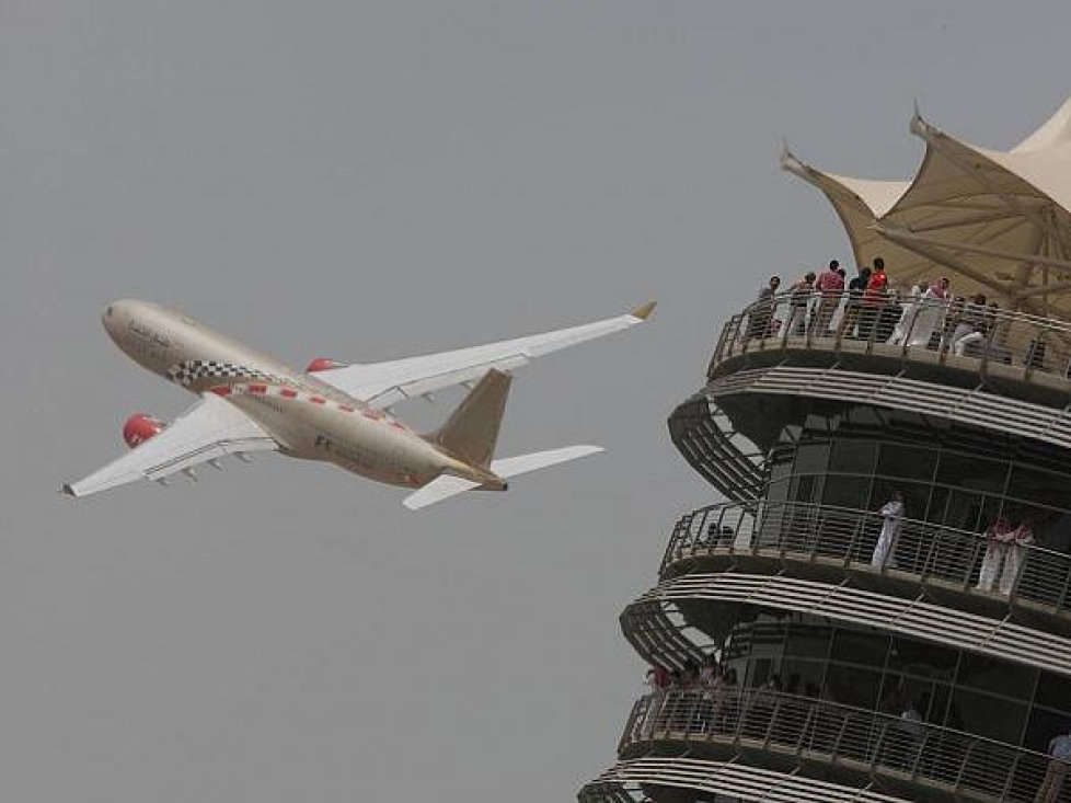 Flugzeug in Bahrain