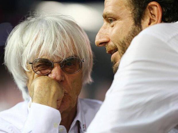 Bernie Ecclestone und Matteo Bonciani