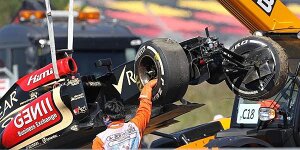 Lotus: Schrecksekunde für Kimi Räikkönen
