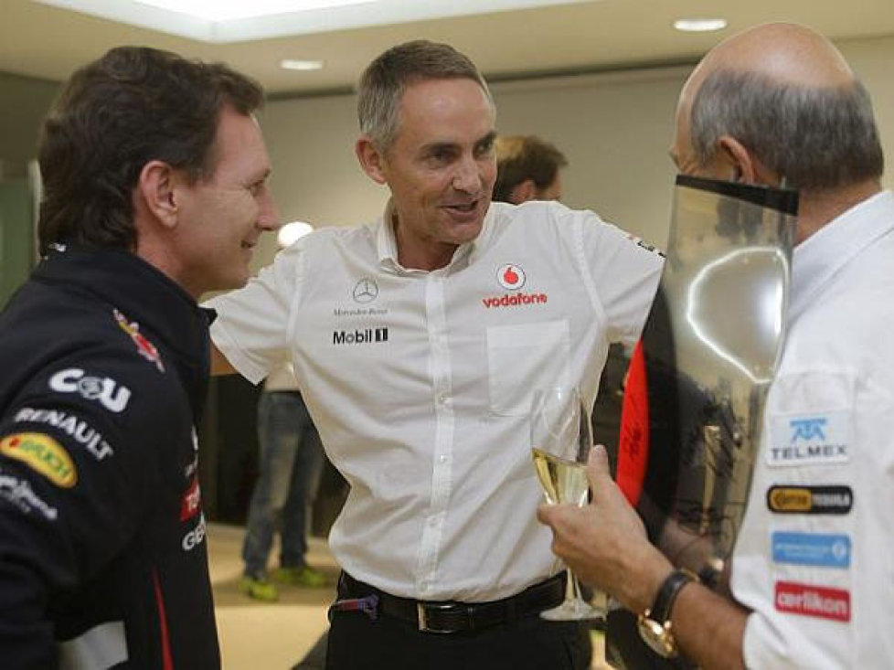 Christian Horner, Martin Whitmarsh, Peter Sauber