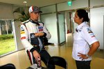 Nico Hülkenberg (Sauber) und Monisha Kaltenborn 