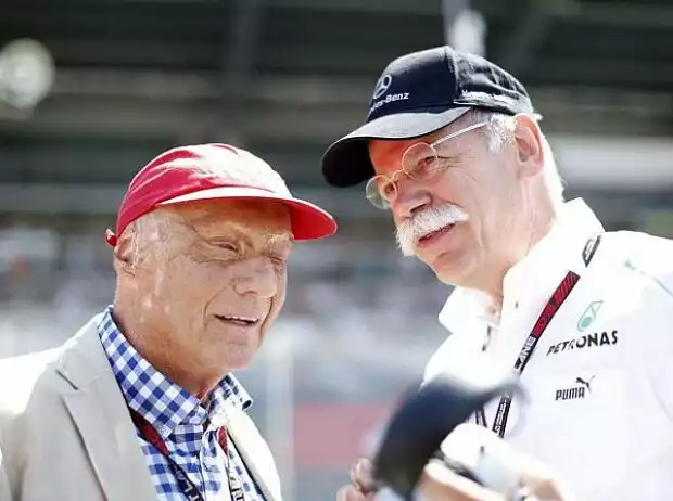 Niki Lauda und Dieter Zetsche Titel-Bild zur News: Niki Lauda und Dieter Zetsche