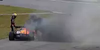 Bild zum Inhalt: Webber mit Pech übergossen und angezündet