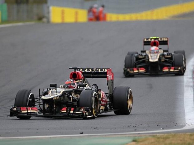 Titel-Bild zur News: Kimi Räikkönen, Romain Grosjean