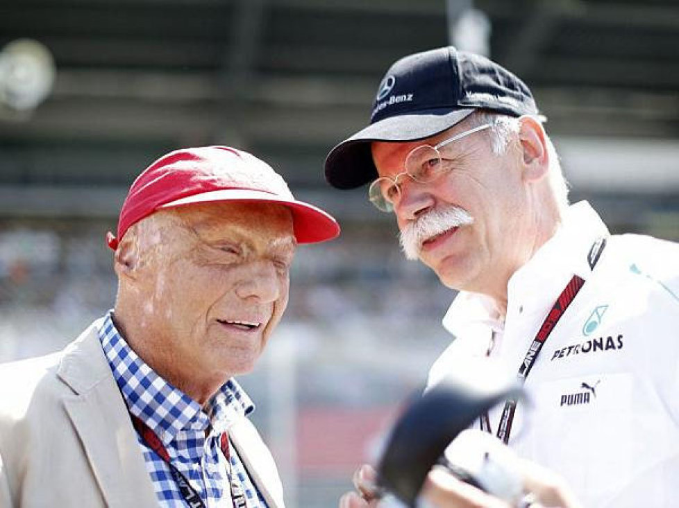 Niki Lauda und Dieter Zetsche