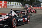 Will Power (Penske) vor Scott Dixon (Ganassi)