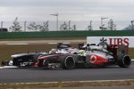 Pastor Maldonado (Williams) und Sergio Perez (McLaren) 