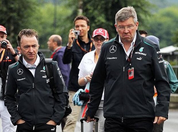 Paddy Lowe und Ross Brawn Paddy Lowe und Ross Brawn