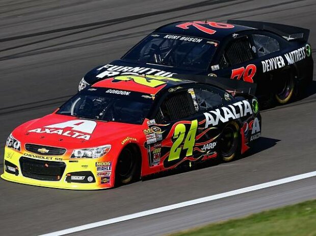 Kurt Busch, Jeff Gordon Kurt Busch, Jeff Gordon
