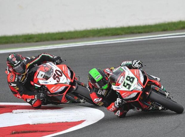 Sylvain Guintoli, Eugene Laverty Sylvain Guintoli, Eugene Laverty