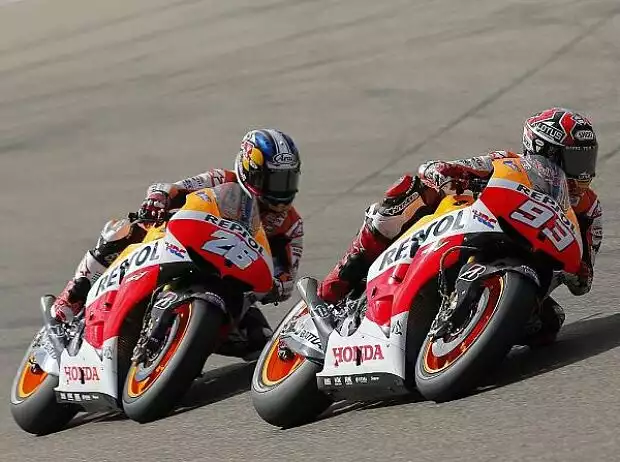 Marc Marquez, Daniel Pedrosa Titel-Bild zur News: Marc Marquez, Daniel Pedrosa
