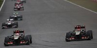 Bild zum Inhalt: Grosjean & Räikkönen: Weiter freie Fahrt für das Lotus-Duo
