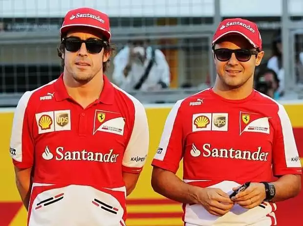 Titel-Bild zur News: Fernando Alonso, Felipe Massa
