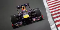 Bild zum Inhalt: Im Pool hängt nix: Vettel trotz Dominanz unter Dauerstrom