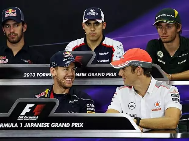 Sebastian Vettel, Jenson Button Titel-Bild zur News: Sebastian Vettel, Jenson Button