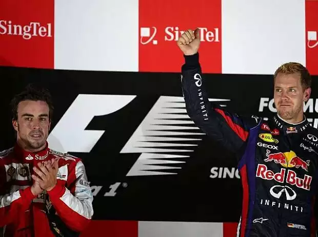 Fernando Alonso, Sebastian Vettel Titel-Bild zur News: Fernando Alonso, Sebastian Vettel