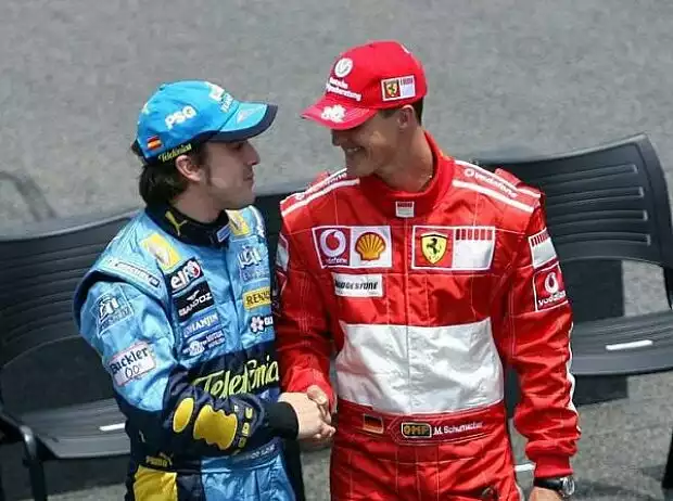 Fernando Alonso, Michael Schumacher Titel-Bild zur News: Fernando Alonso, Michael Schumacher