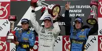 Giancarlo Fisichella, Kimi Räikkönen, Fernando Alonso