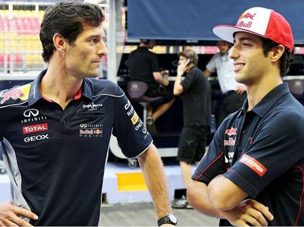 Mark Webber, Daniel Ricciardo Mark Webber, Daniel Ricciardo
