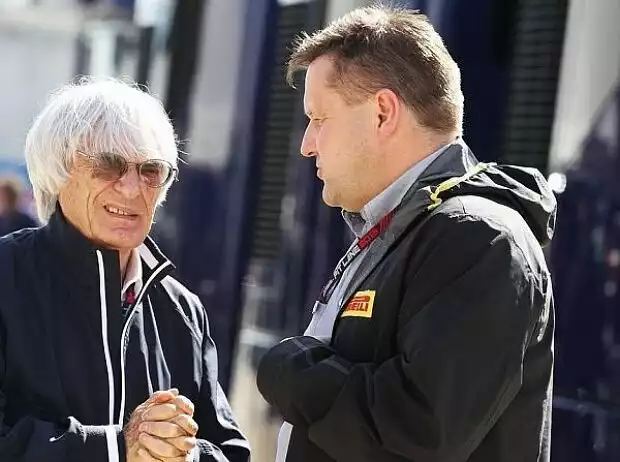 Bernie Ecclestone, Paul Hembery Titel-Bild zur News: Bernie Ecclestone, Paul Hembery