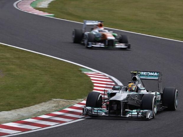 Titel-Bild zur News: Lewis Hamilton, Paul di Resta