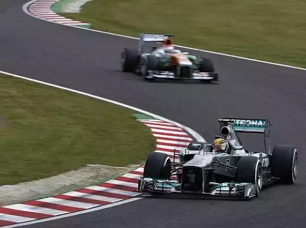 Lewis Hamilton, Paul di Resta Titel-Bild zur News: Lewis Hamilton, Paul di Resta