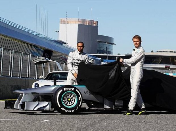 Titel-Bild zur News: Lewis Hamilton, Nico Rosberg