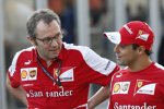 Stefano Domenicali und Felipe Massa (Ferrari) 