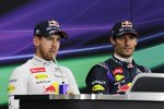 Mark Webber (Red Bull) und Sebastian Vettel (Red Bull) 