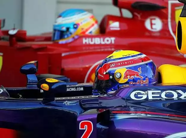 Titel-Bild zur News: Mark Webber, Fernando Alonso