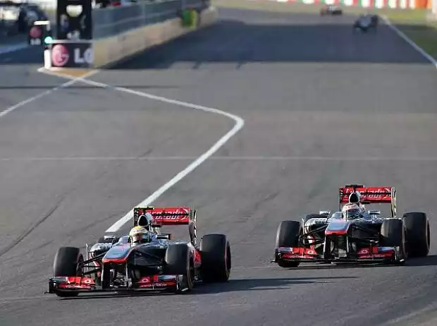Sergio Perez, Jenson Button Titel-Bild zur News: Sergio Perez, Jenson Button
