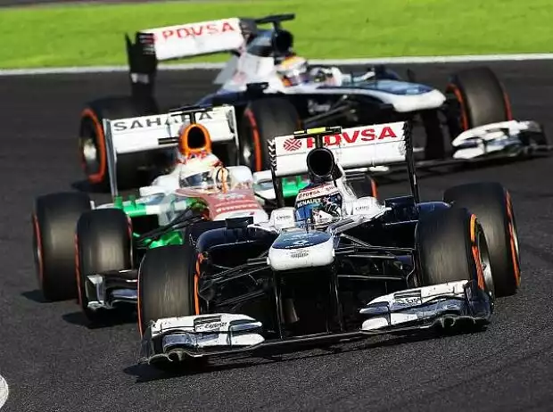 Titel-Bild zur News: Valtteri Bottas, Paul di Resta, Pastor Maldonado